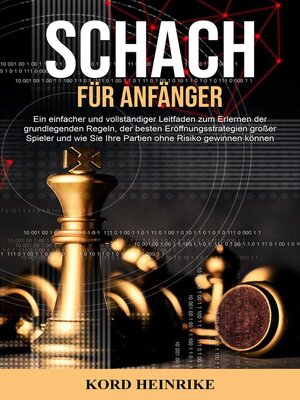 cover image of Schach für Anfänger